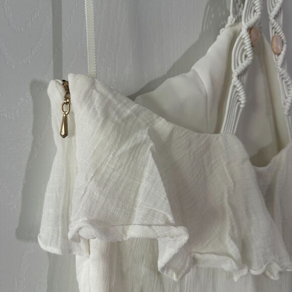 Leifsdottir Anthropologie Womens Ardastra Gauze Shell Collar Maxi‎ Dress Size 10 - Picture 8 of 10